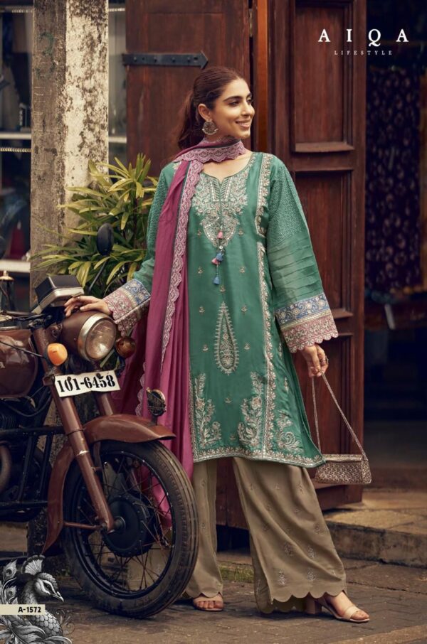 Aiqa take premium silk suit