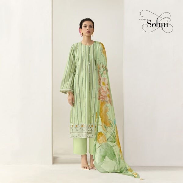 Kimora Sohni Cora Embroidered Suit
