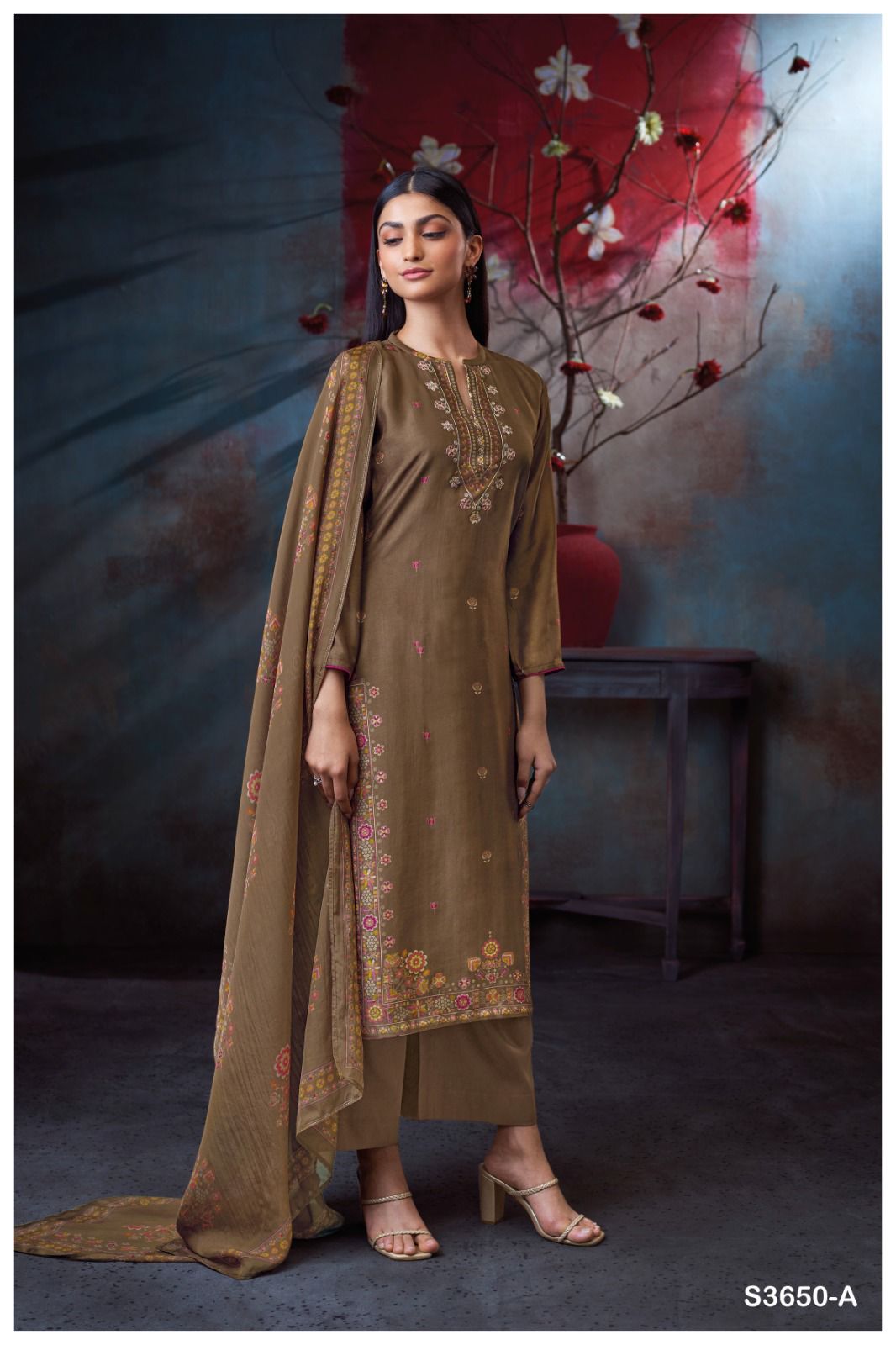 Ganga Avenly Russian Silk Suits