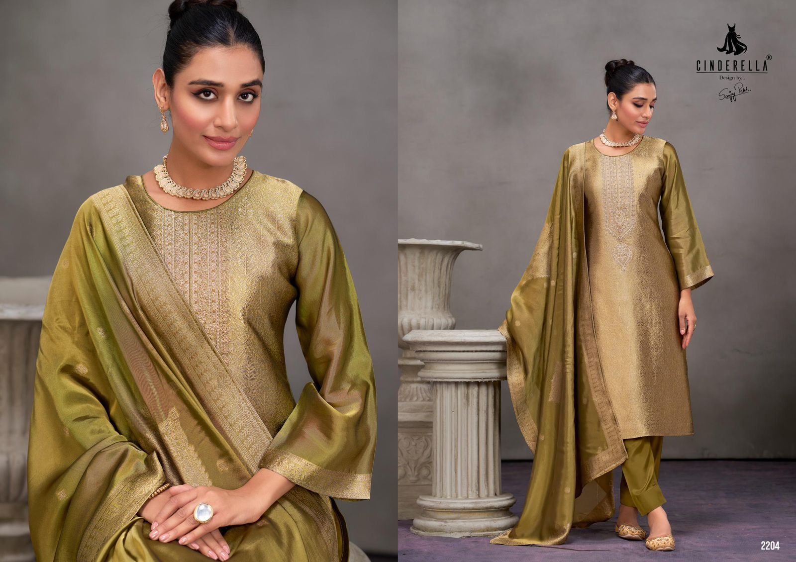 Cinderella Keeva Banglory Silk Suit