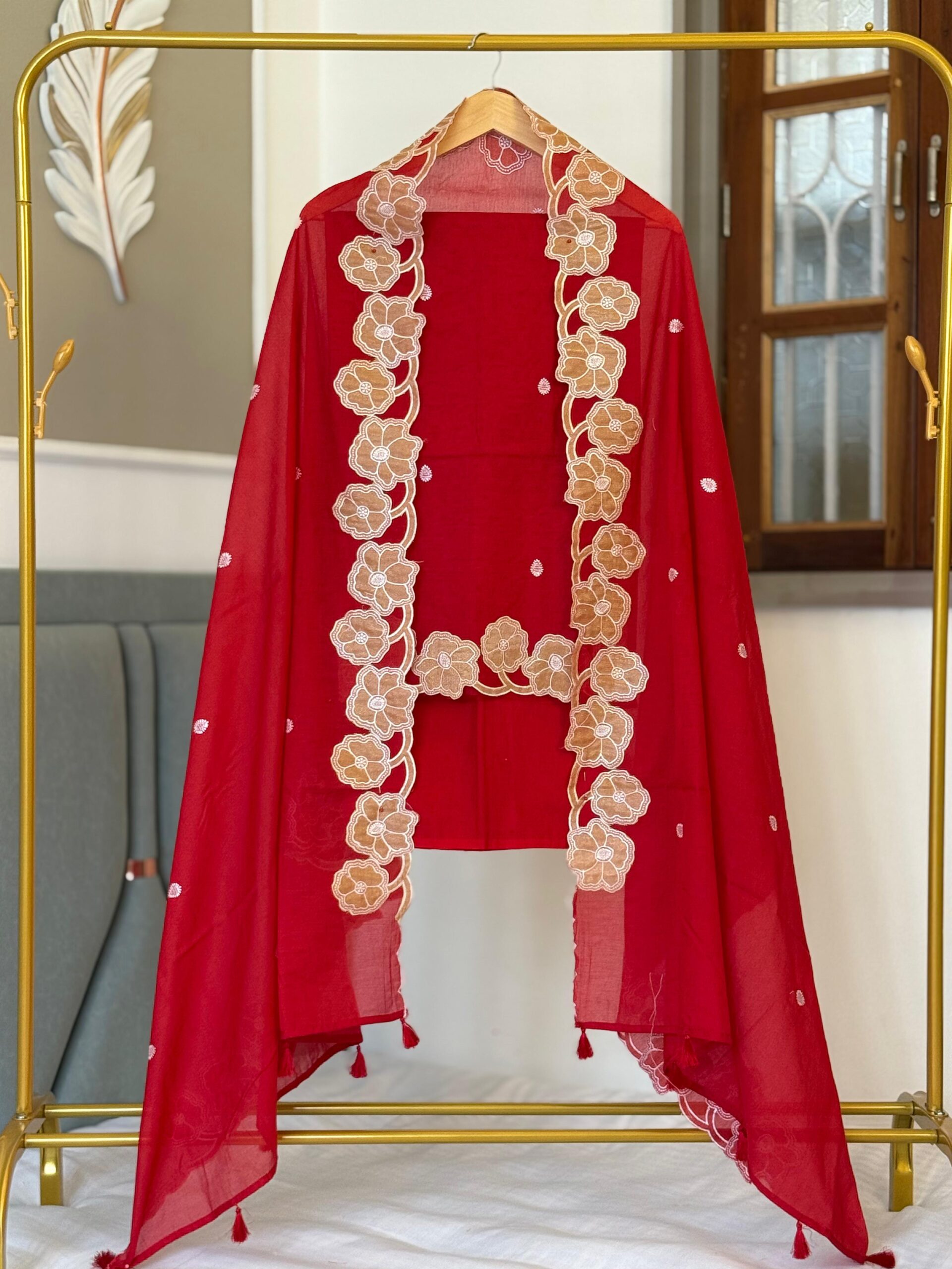 Exclusive Banarasi Collection – Mal Chanderi Tissue Suit
