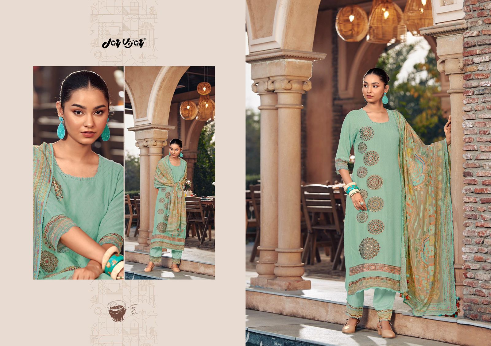 Jay Vijay Shayrana Muslin Suit