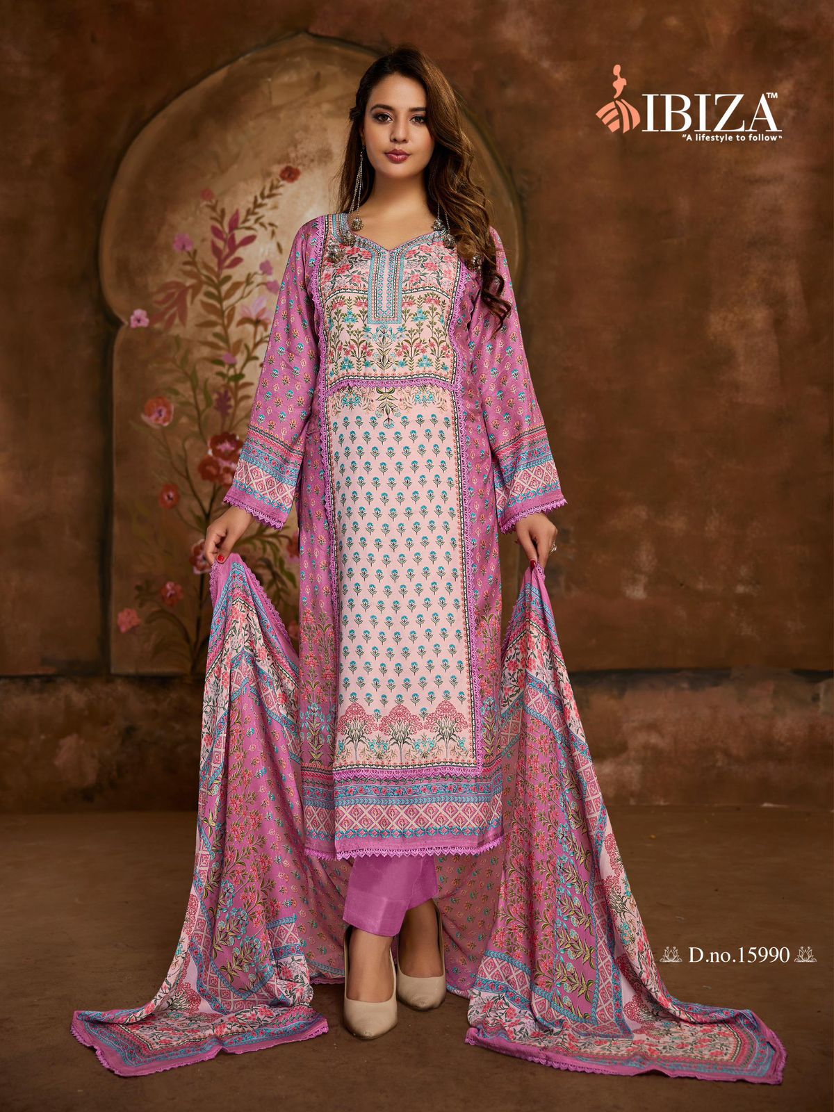 IBIZA HARLINS BEMBERG SALWAR SUIT