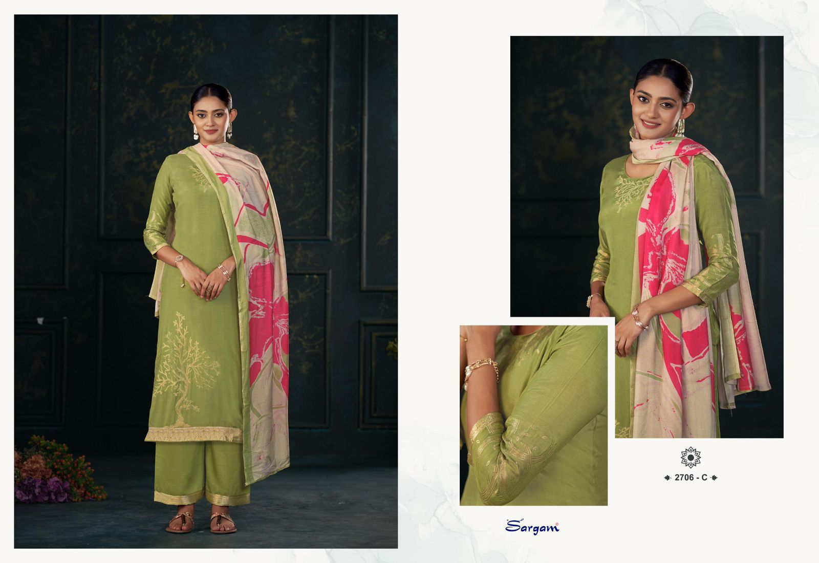 Sargam Prints Khushali Vol-2 – Pure Bemberg Muslin Suit