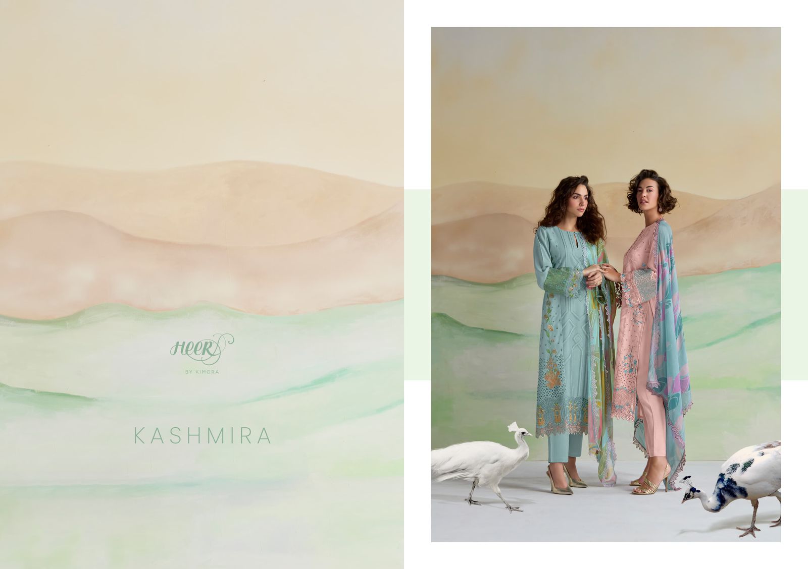 Kimora Heer Kashmira – Pure Muslin Suit