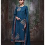 Ganga Lulia Cotton Satin Suit