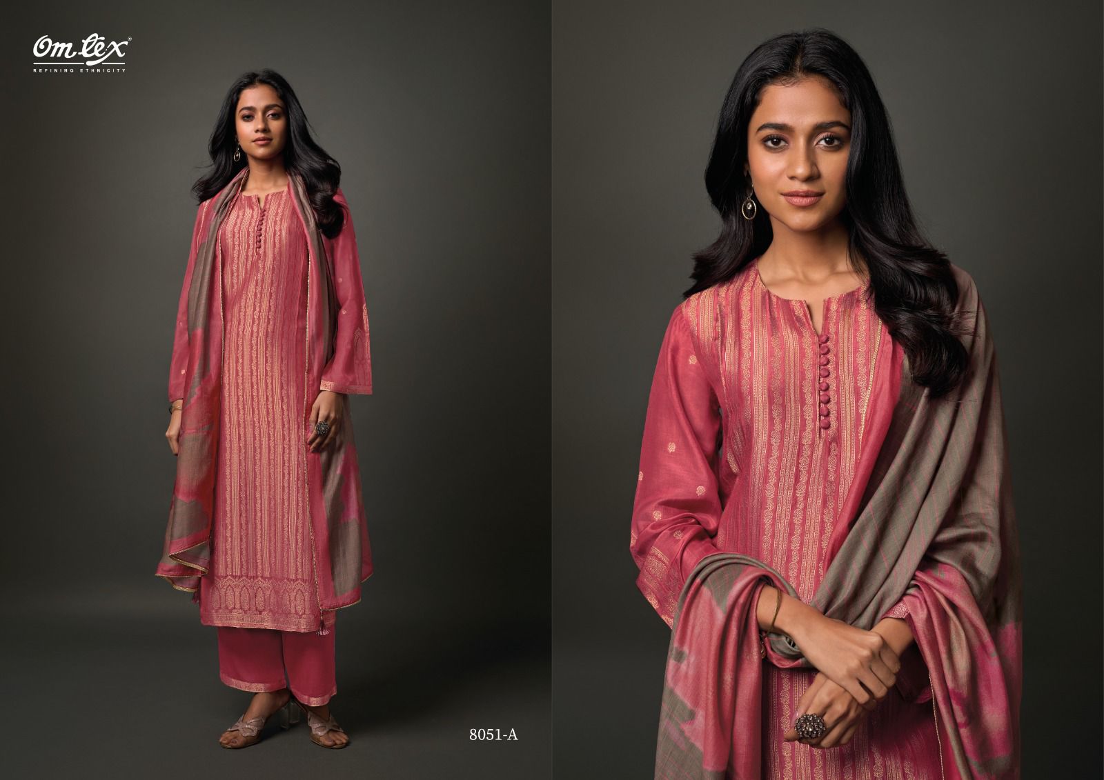 Omtex Saanvika 8051 – Elegant Designer Suit Set