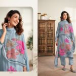 floral muslin suit for women