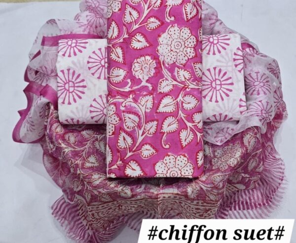 Hand Block Printed Cotton Suit
