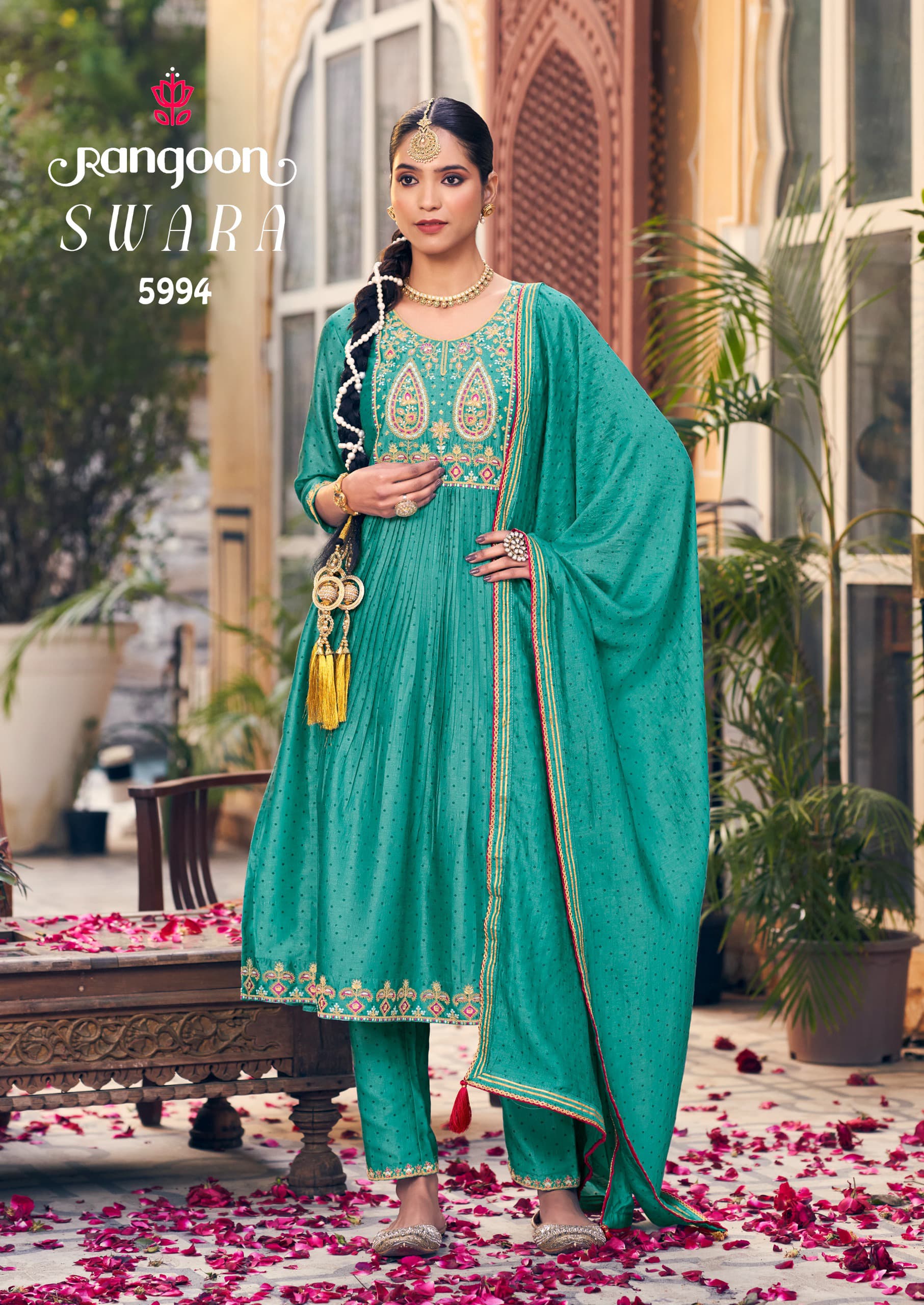 Rangoon Swara Premium Silk Suit