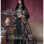 Ganga Jihana Cotton Satin Suit
