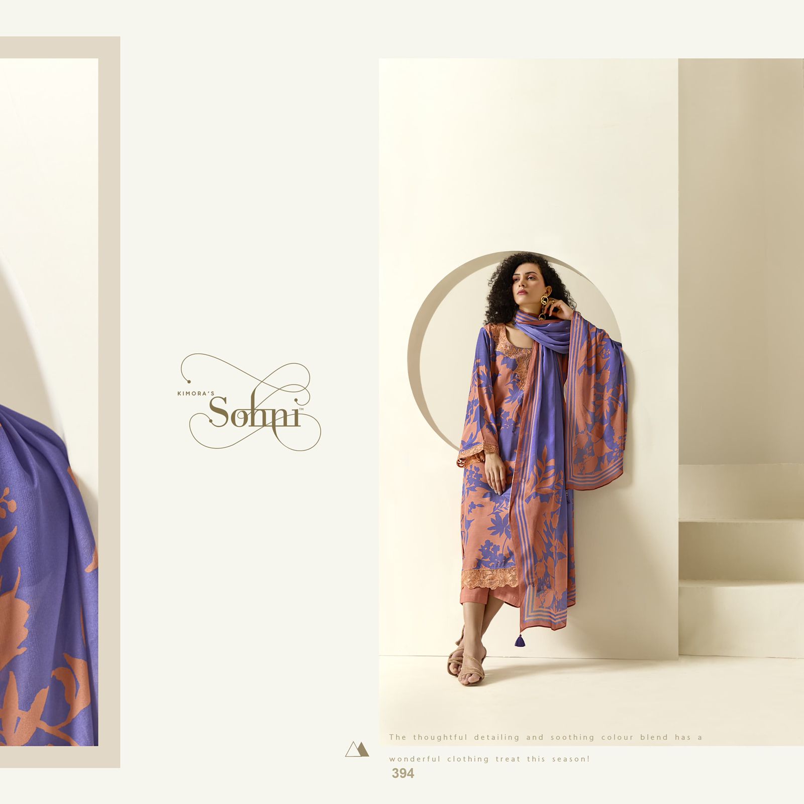 Kimora Sohni – Florica | Pure Muslin Suit