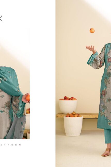 Glossy Simar Taraana organza Suit