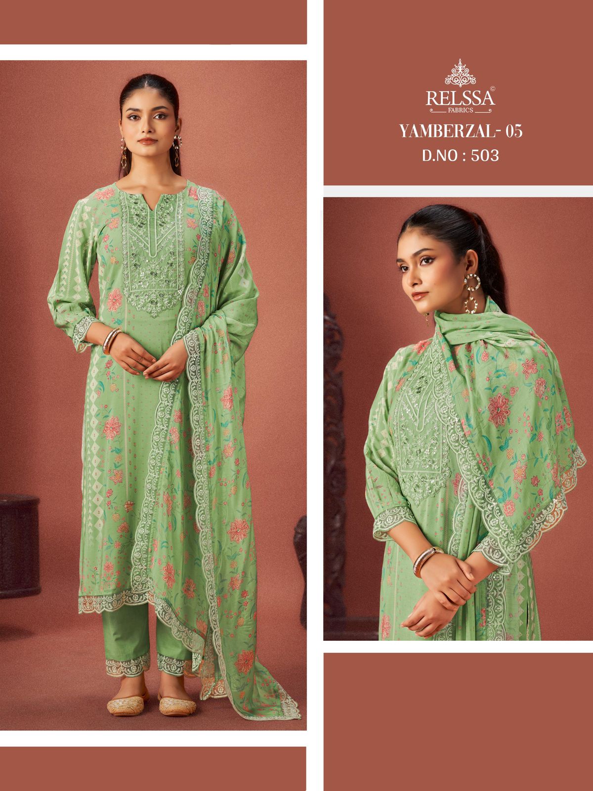 Relssa Yamberzal-5 – Masakali Embroidered Suit