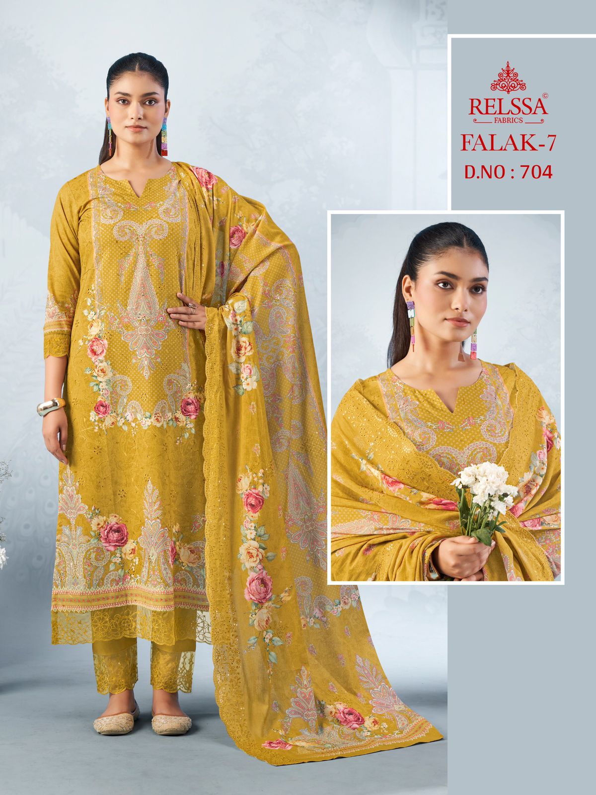 Relssa Falak-7 – Premium Cotton Lawn Suit