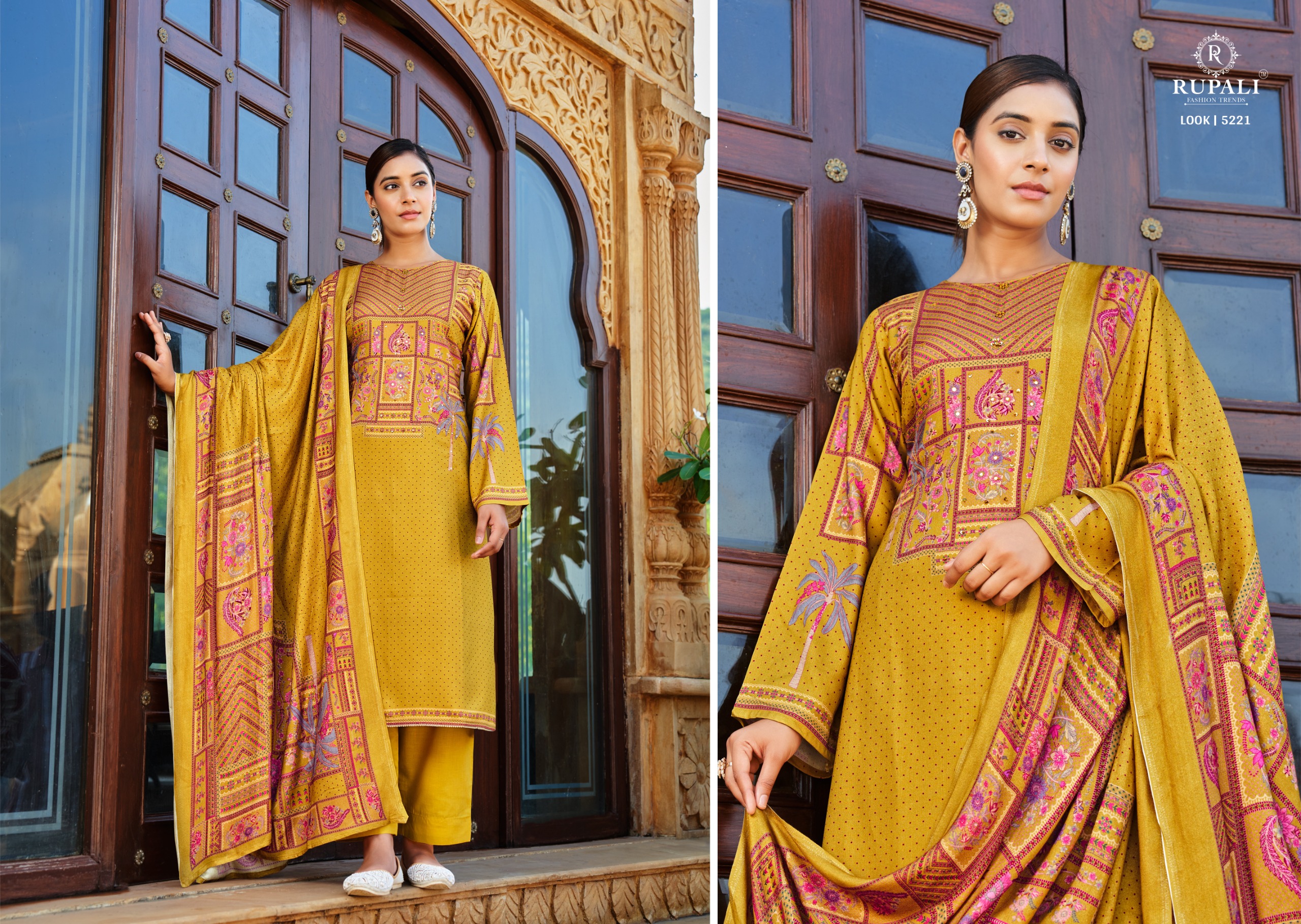 Rupali Fashion Malhar Satin suit