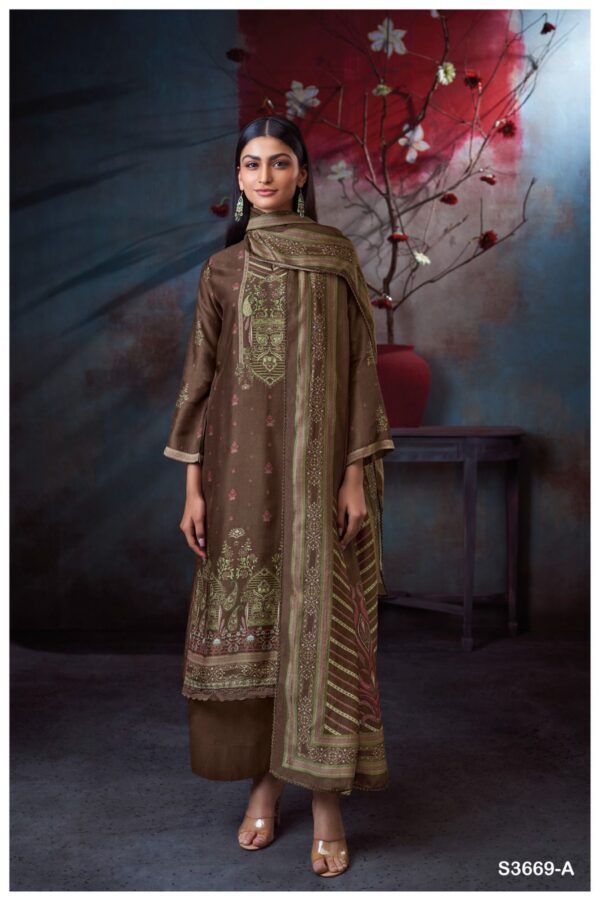 Ganga Blayra Russian Silk Suit