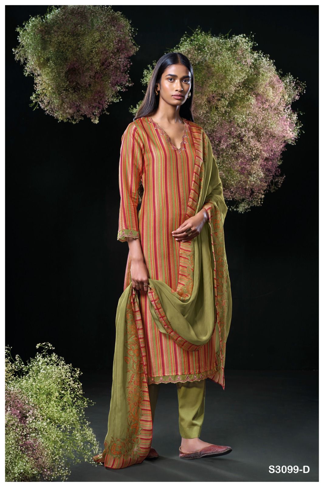 Ganga Devishi 3099 – Premium Silk Designer Suit