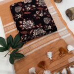 Handloom Cotton Linen Saree