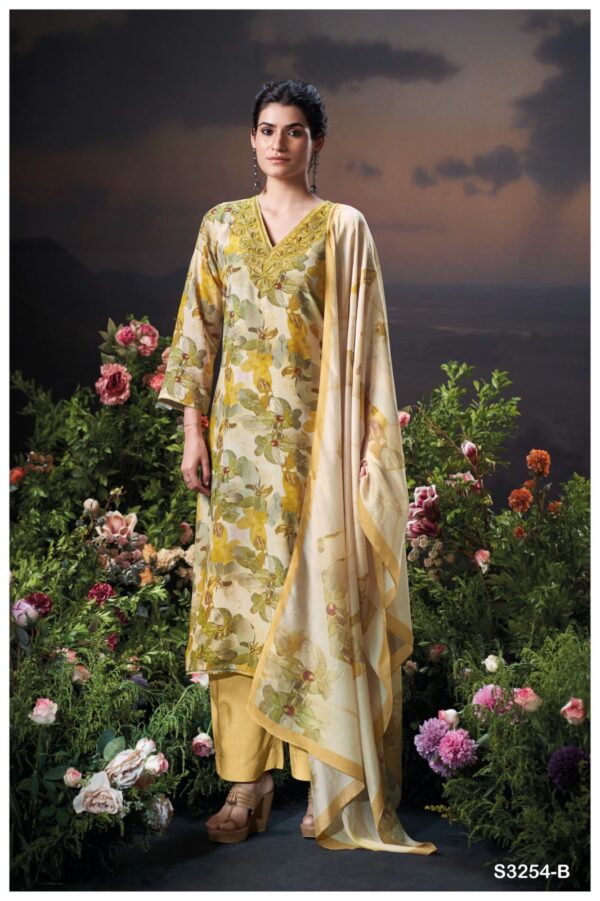 GANGA ZENA PURE VISCOSE SILK SUIT