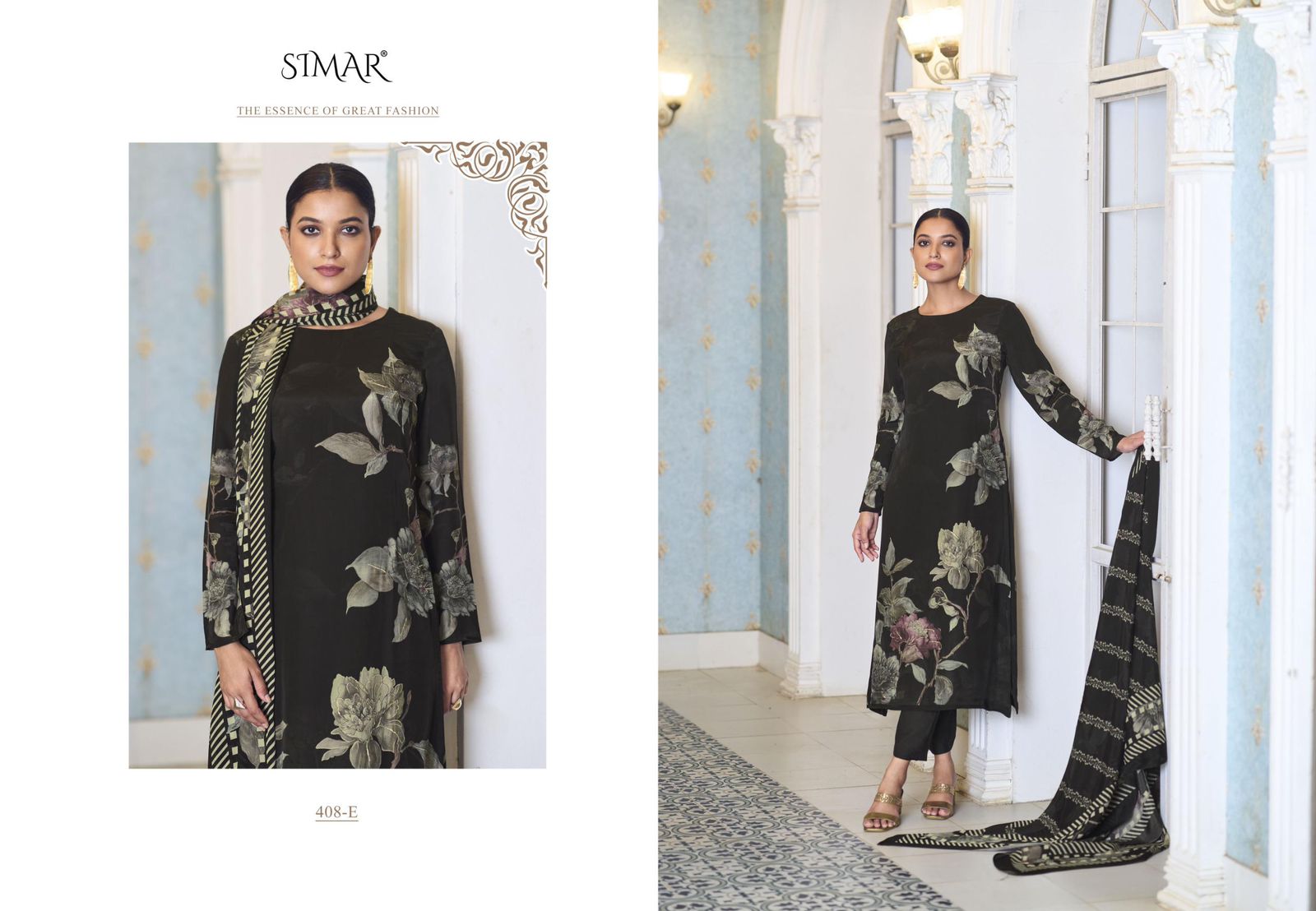 Simar Kaira – Premium Burberry Digital Print Suit