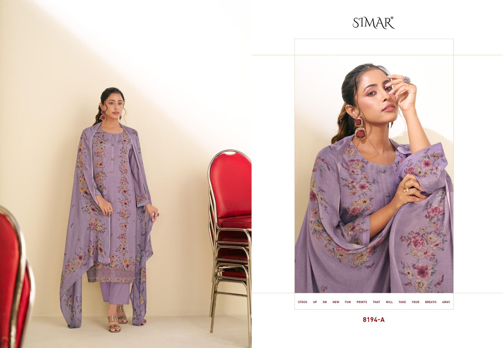 Simar Shiza – Viscose Muslin Digital Print Suit