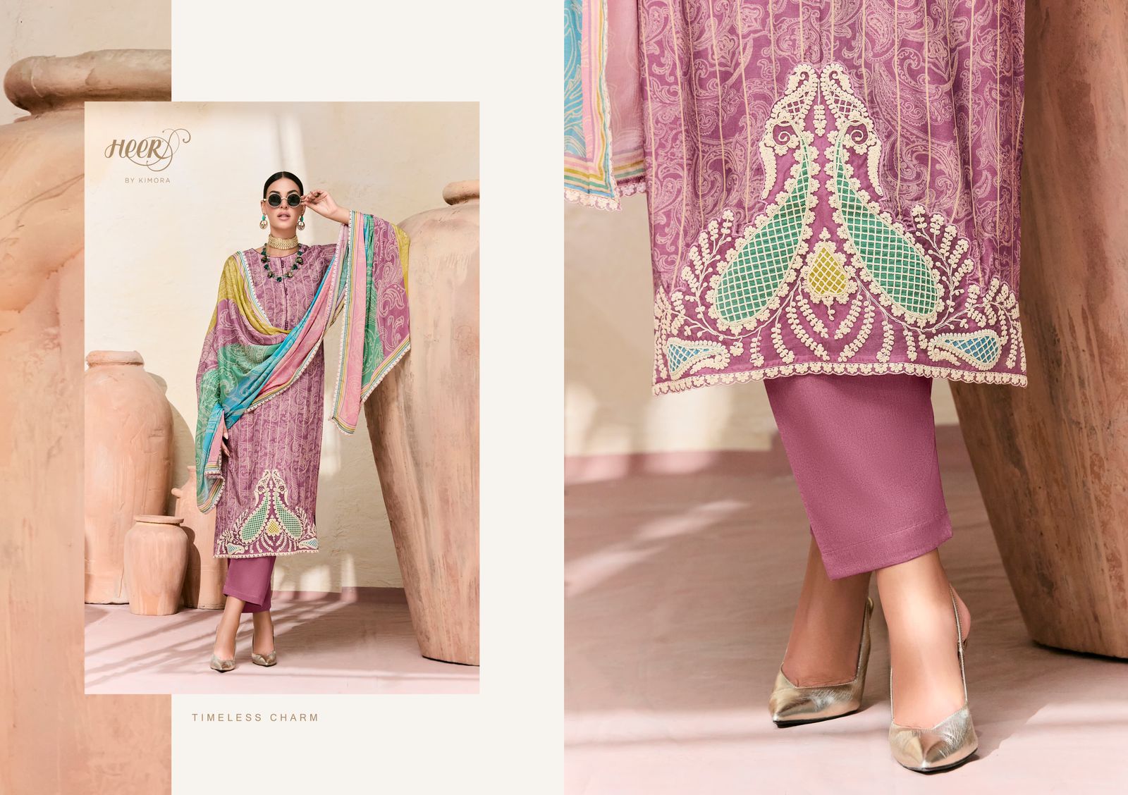 Kimora Heer – JUGNI Pure Muslin Suit
