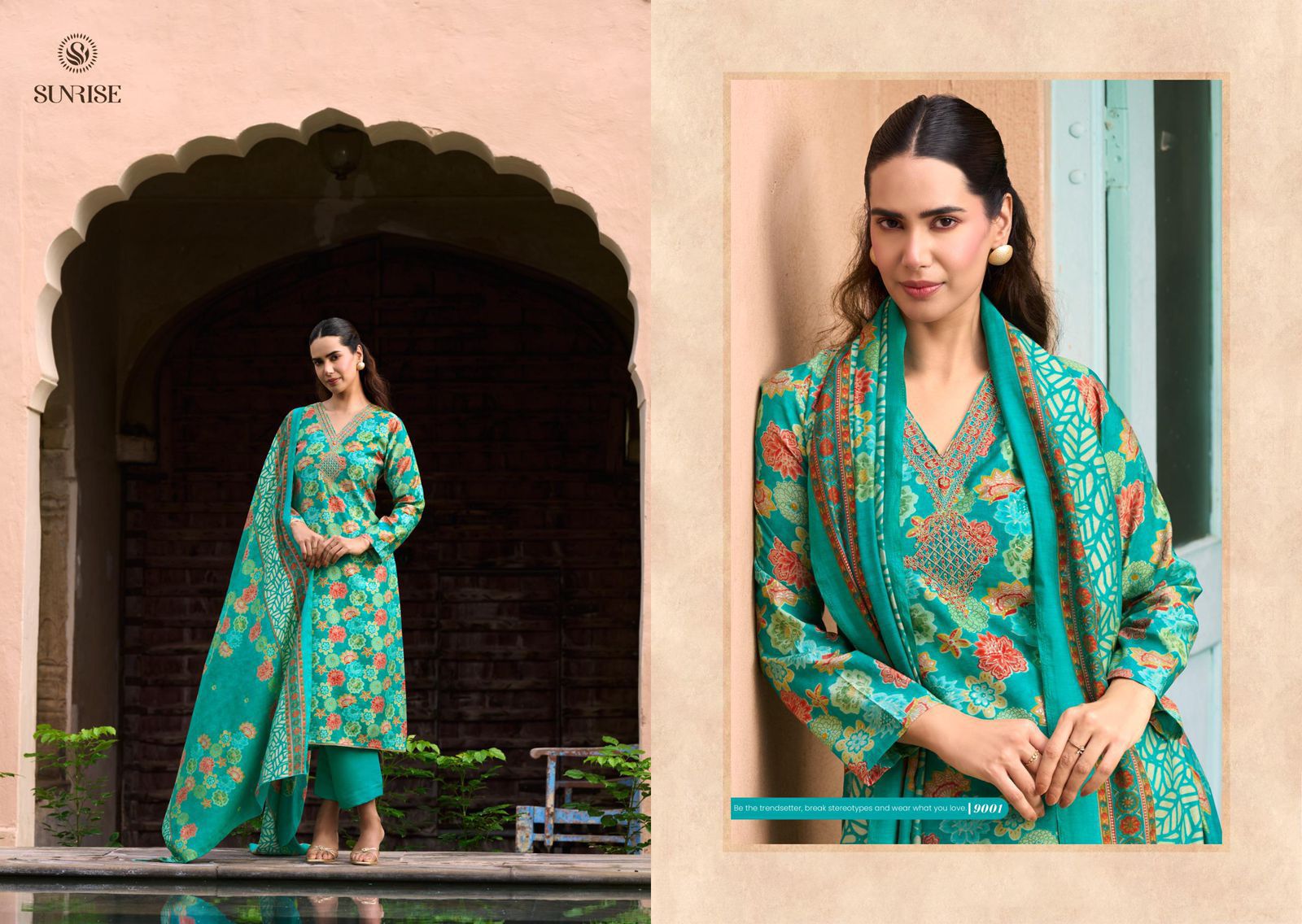 SUNRISE by Sunjyoti Tex Fab | SABAYA SILK VOL-9