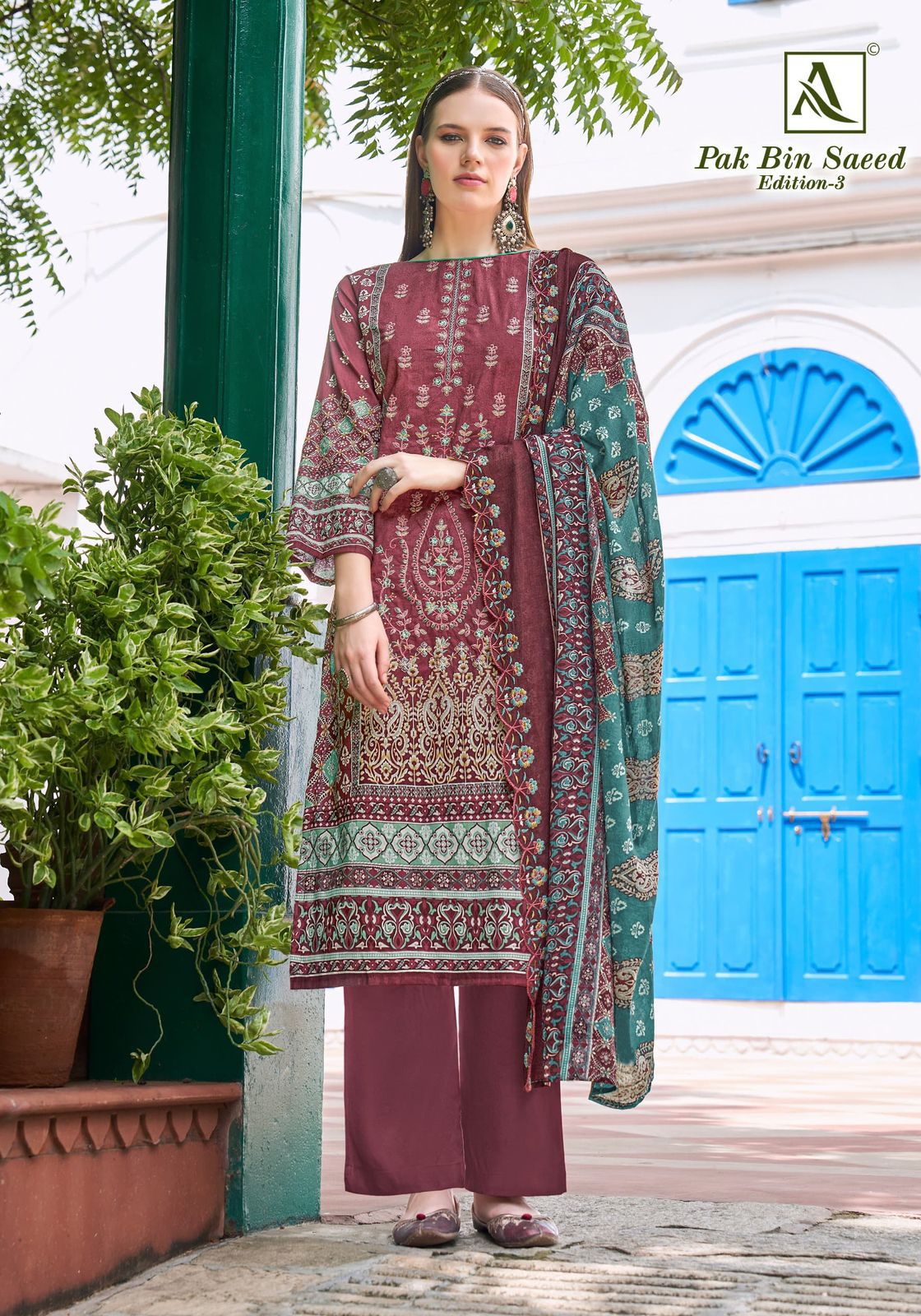 ALOK SUIT – "PAK BIN SAEED-3" Designer Collection