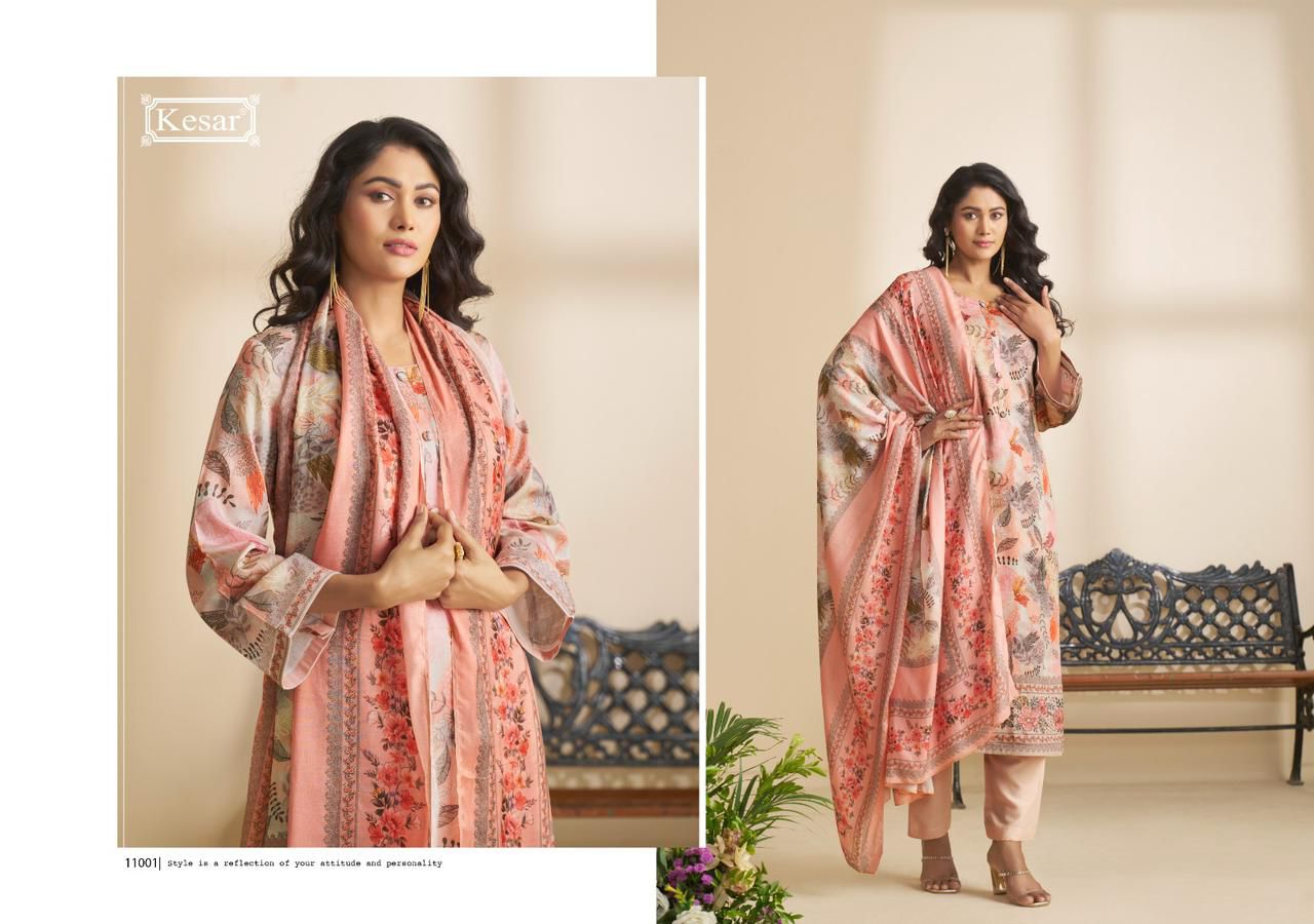Kesar Taniya – Designer Digital Print Suit Set