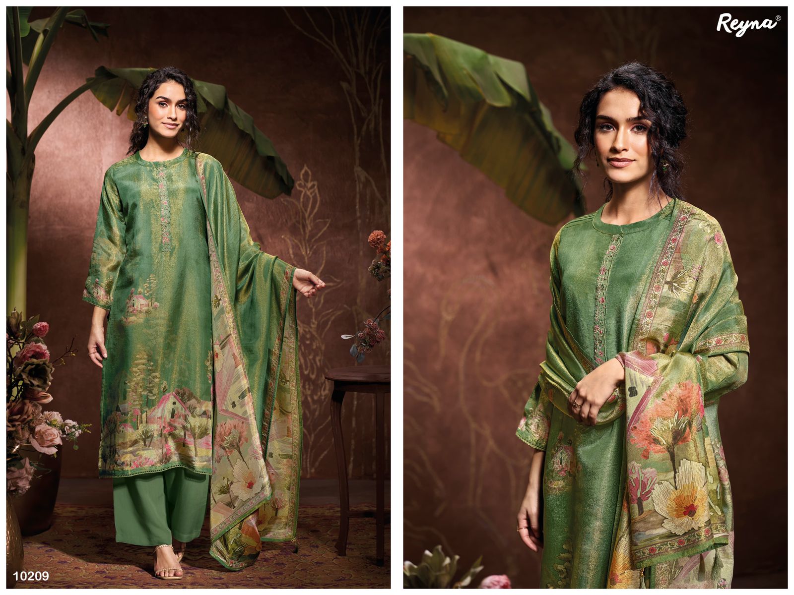 Reyna Garima – Premium Bemberg Tissue Suit Set