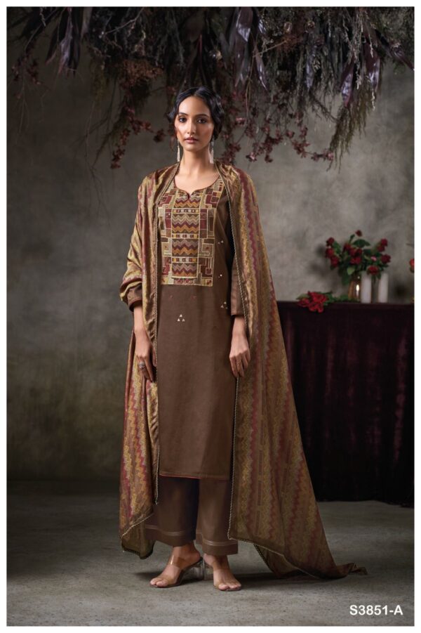 Ganga Cotton Suits Latest Designs