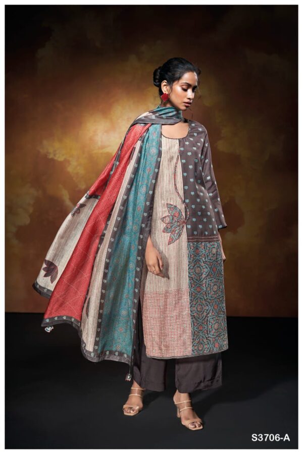 Ganga Silk Designer Suit