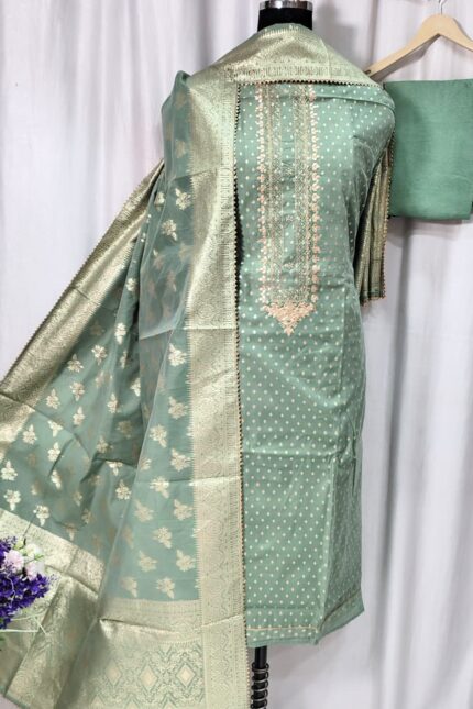 Maheshwari Embroidery Suit