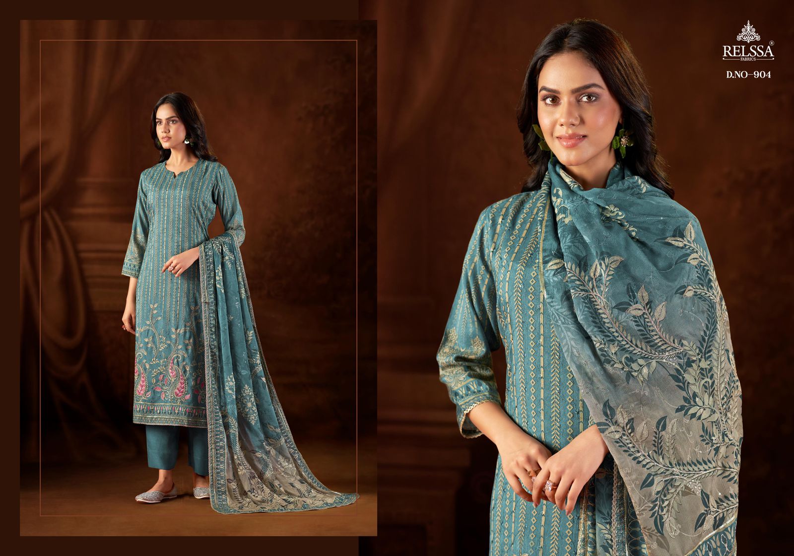 Relssa Baani 9 | Pure Muslin Digital Printed Suit