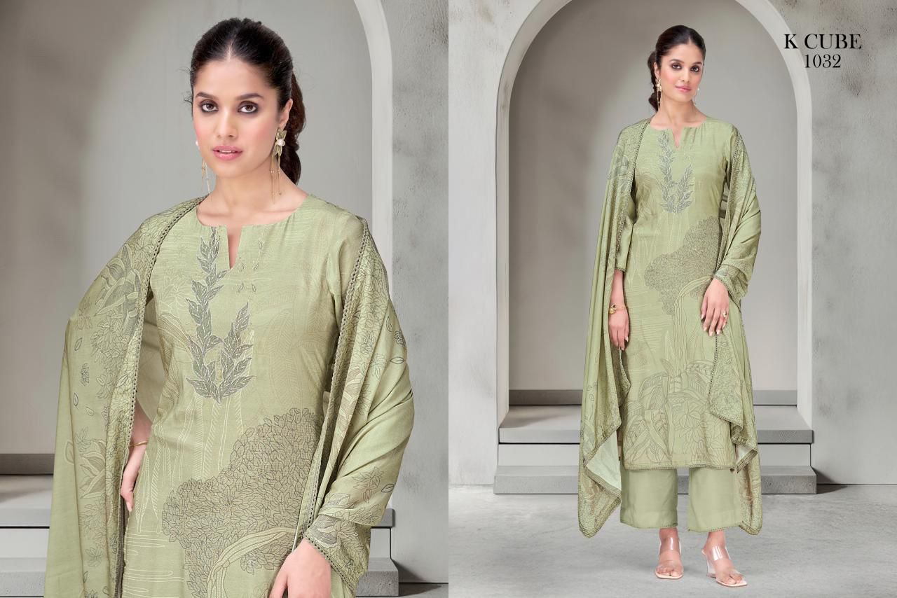 K Cube – Kavya | Muslin Silk Designer Suit