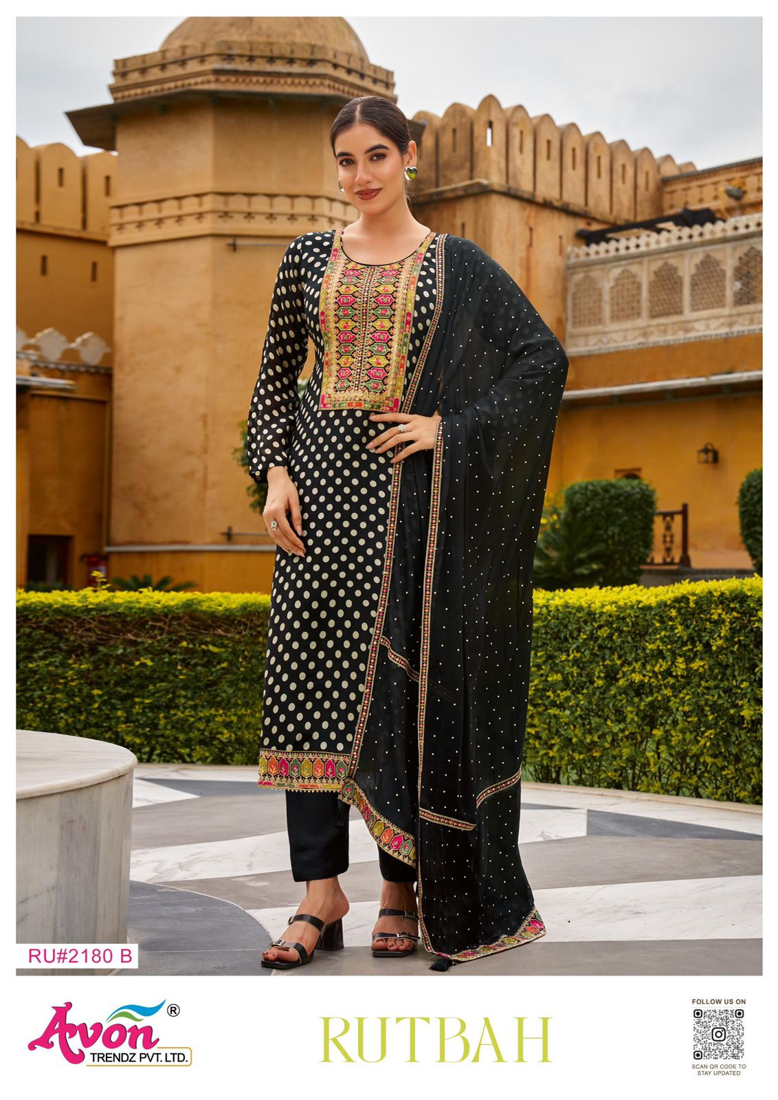 Avon Rutbah – Habutai Silk Designer Suit