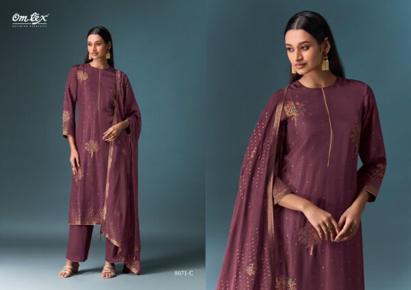 Omtex ladies silk suits