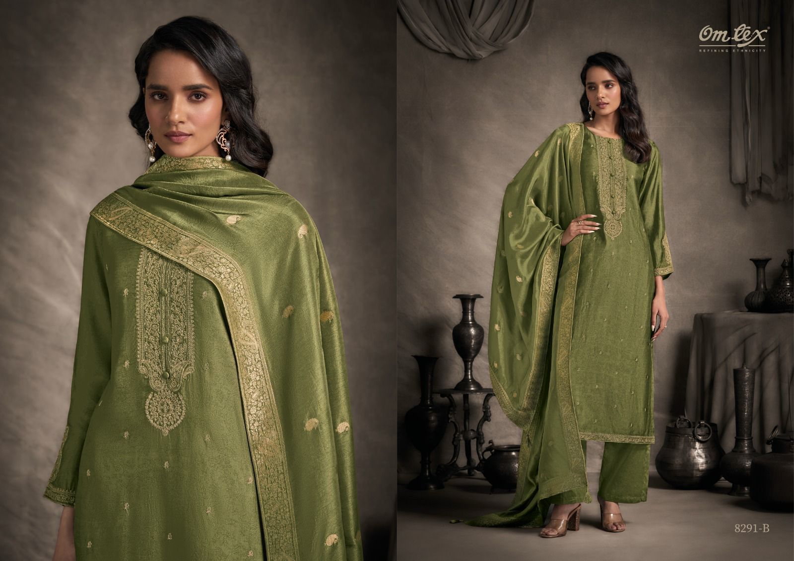 Omtex Arusha – Designer Rubina Silk Suit