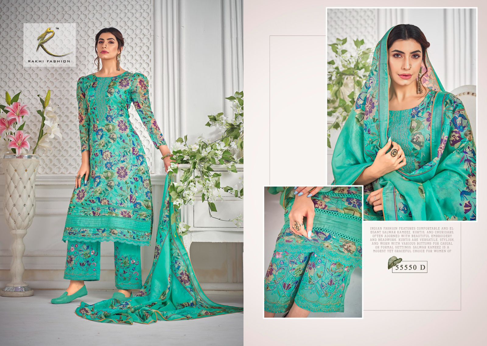 Rakhi Vaniya Pure Viscose Simar Digital Print Suit