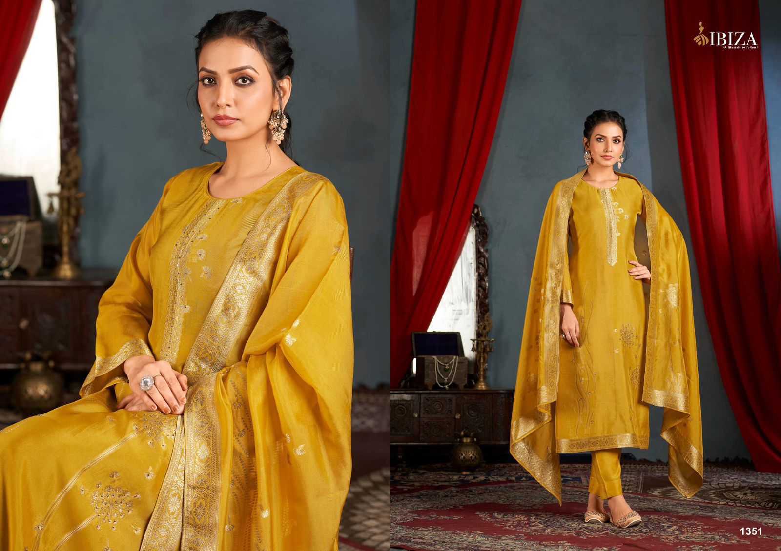 IBIZA - AL MARINA | Pure Banglory Silk Jacquard