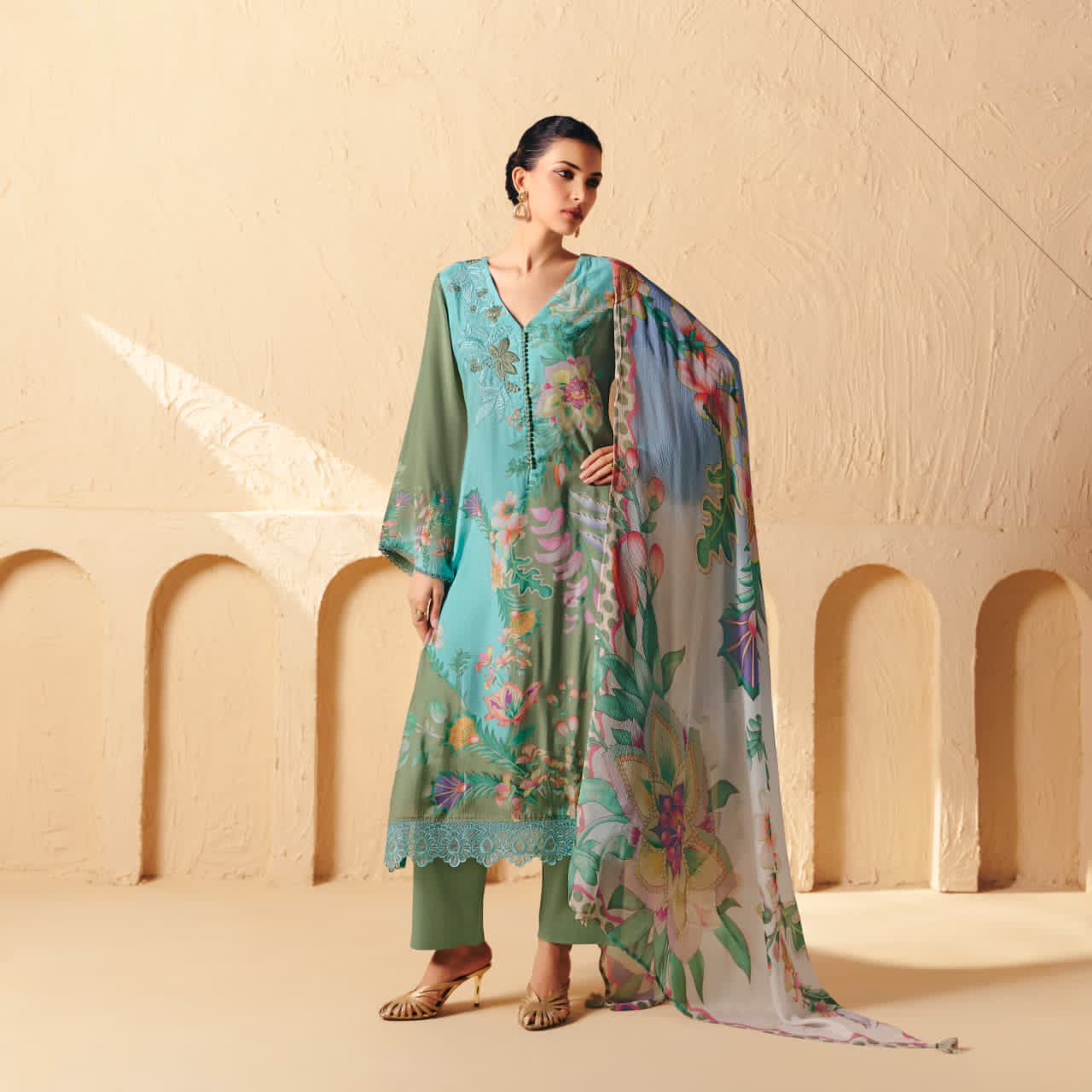 Kimora Sohni – Florin Edition | Pure Muslin with Digital Print
