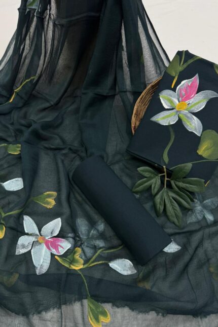 Hand Painted Cotton Suit Set