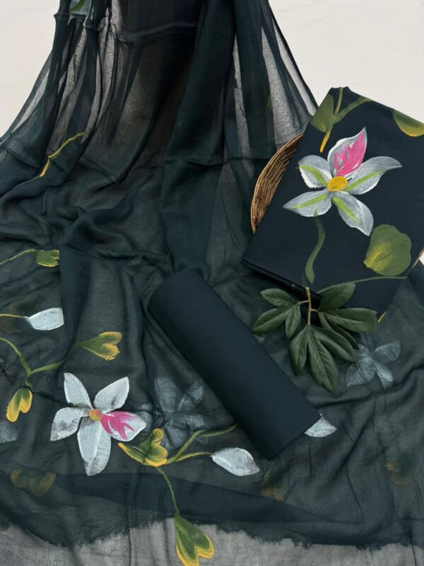 Hand Painted Cotton Suit Set