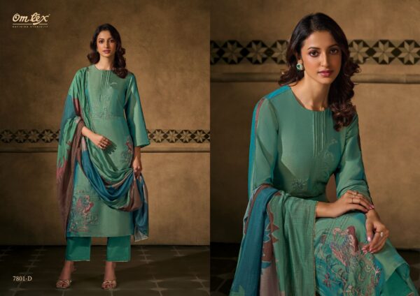 Omtex Embroidered Silk Suit