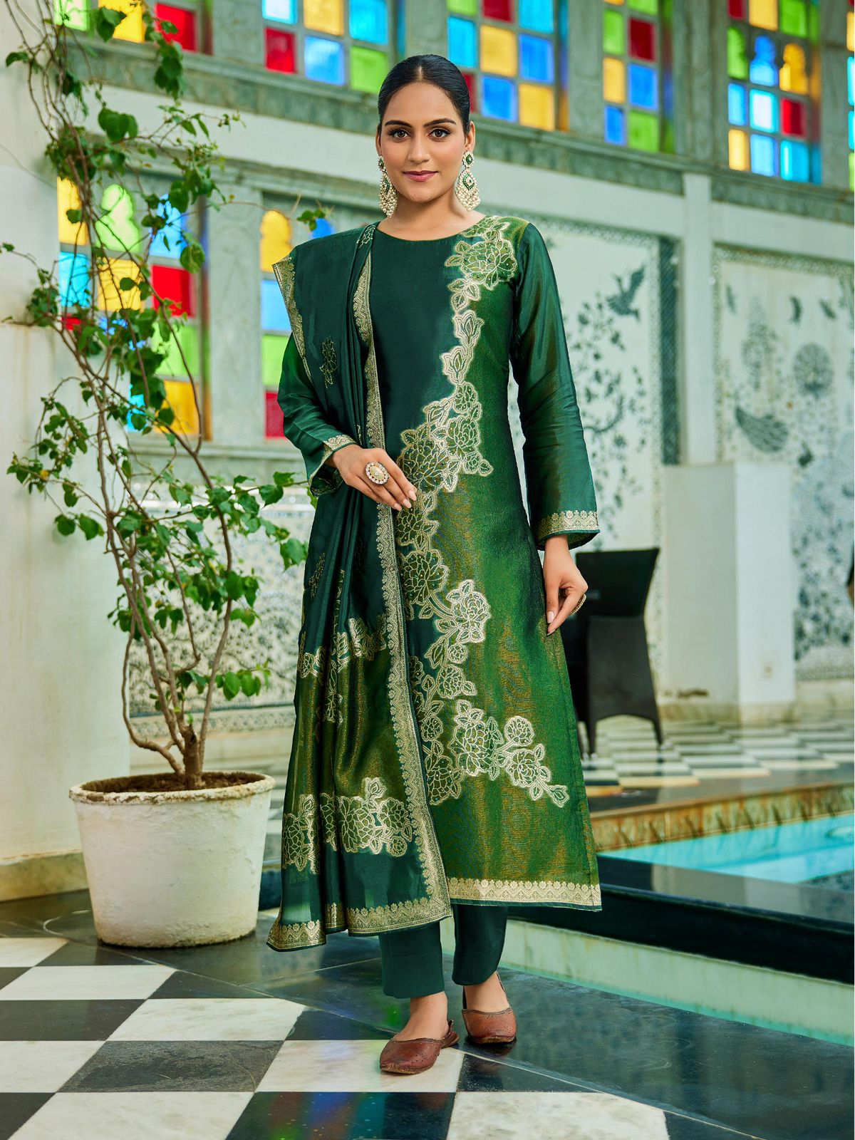 Ibiza Fashion Nista - Pure Banglory Silk Jacquard