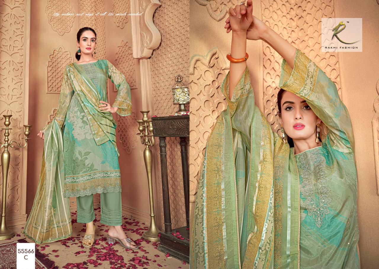 Rakhi Ethnic Paradise - Simmer Silk Digital Print