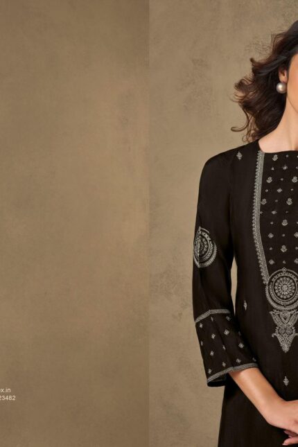 Omtex Silk Embroidered Suit