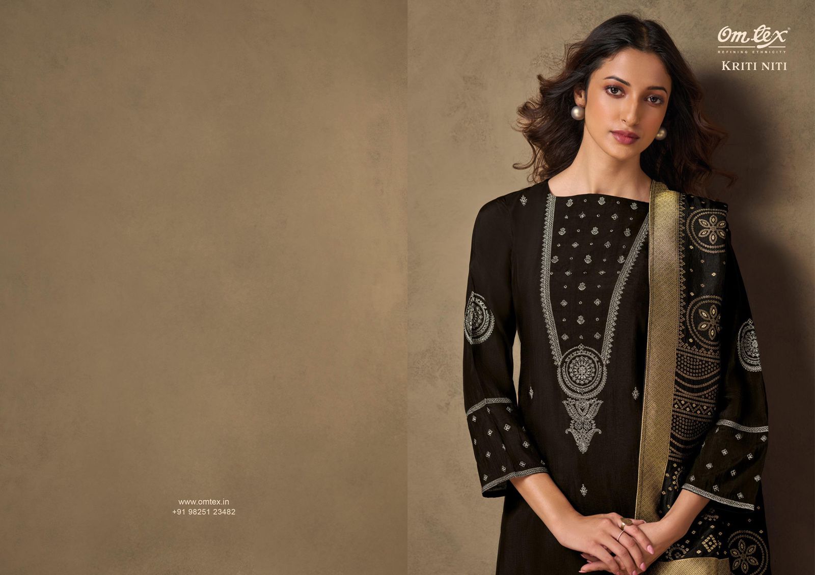 Omtex Kriti Niti - Rubina Silk Embroidered