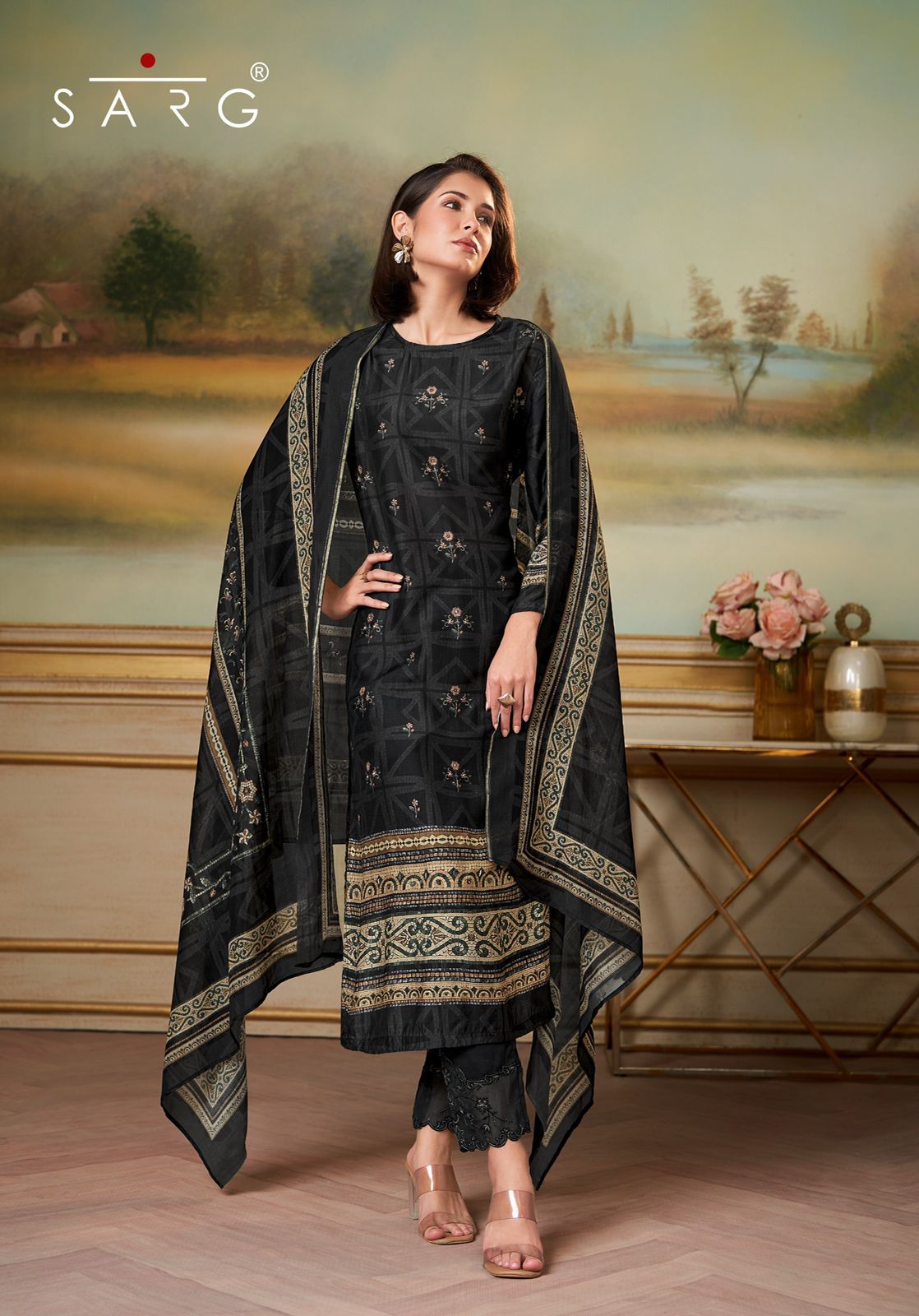 Sahiba Sarg Saaj – Pure Muslin Silk Digital Print